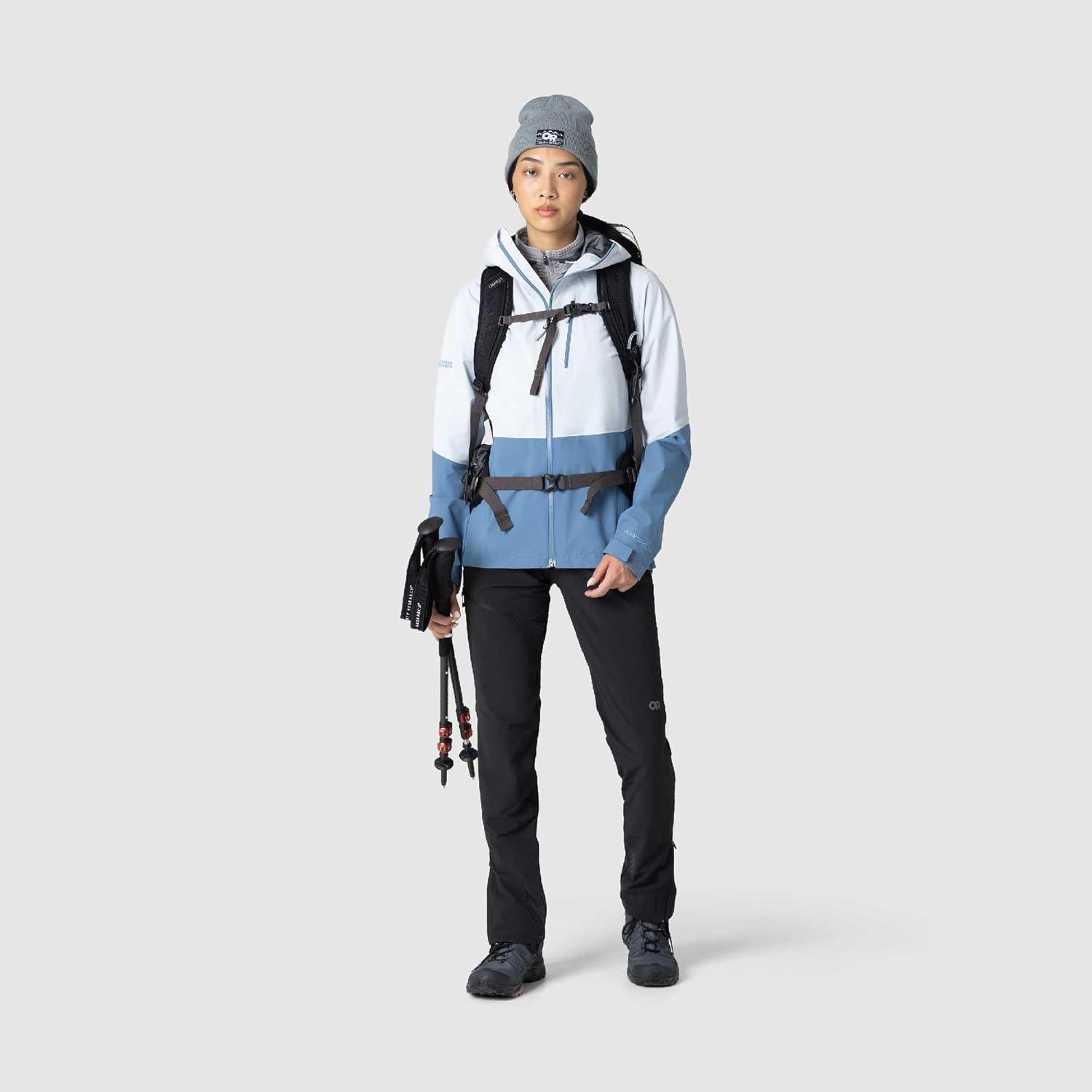 imageOutdoor Research Womens Aspire 3L JacketTitaniumAscent Blue