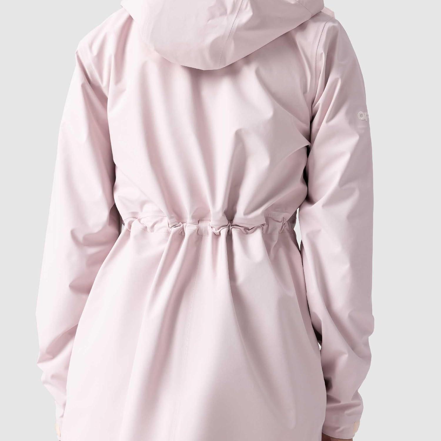imageOutdoor Research Womens Aspire 3L Trench Waterproof Windproof Hooded Standard FitCherry Blossom