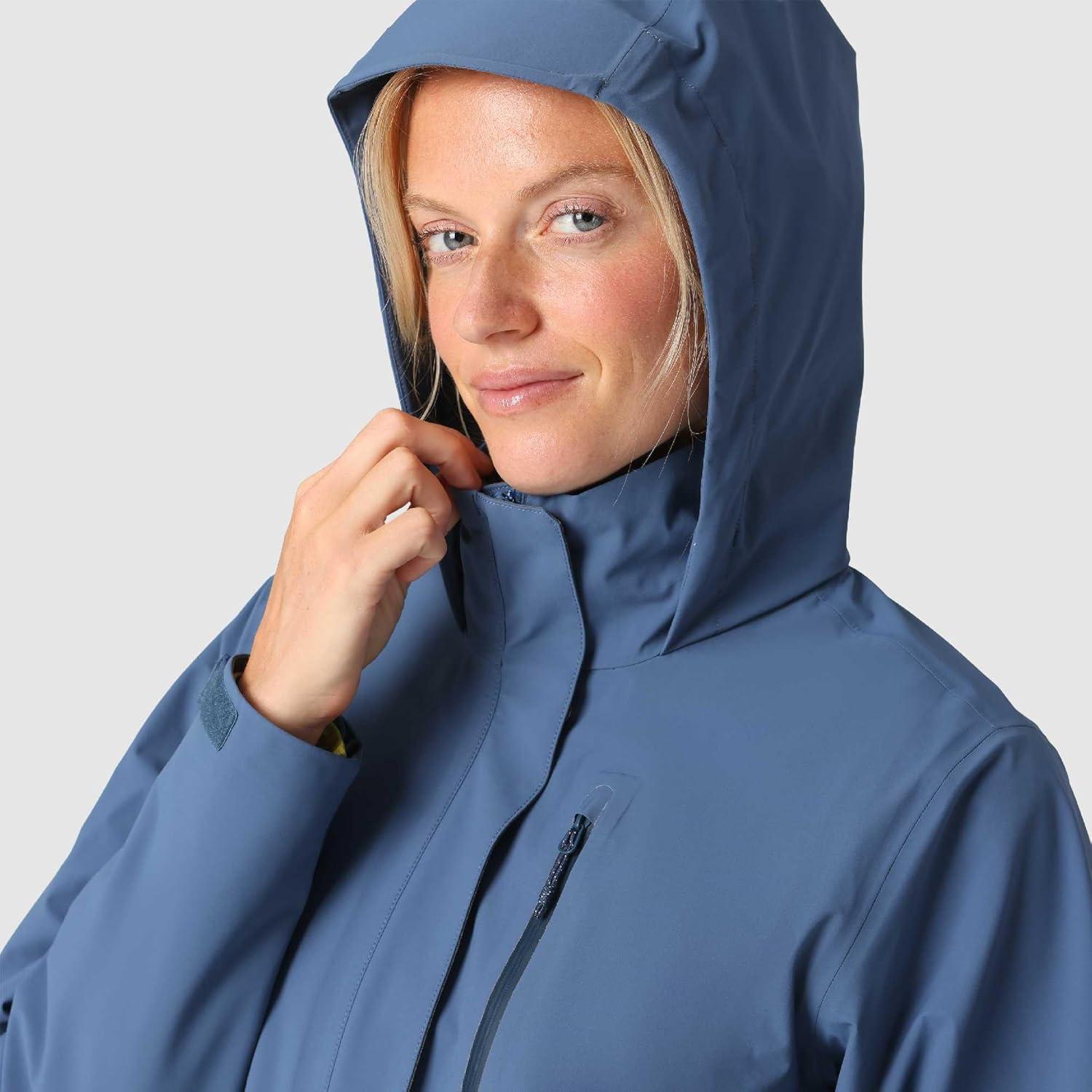imageOutdoor Research Womens Aspire 3L Trench Waterproof Windproof Hooded Standard FitSkyline