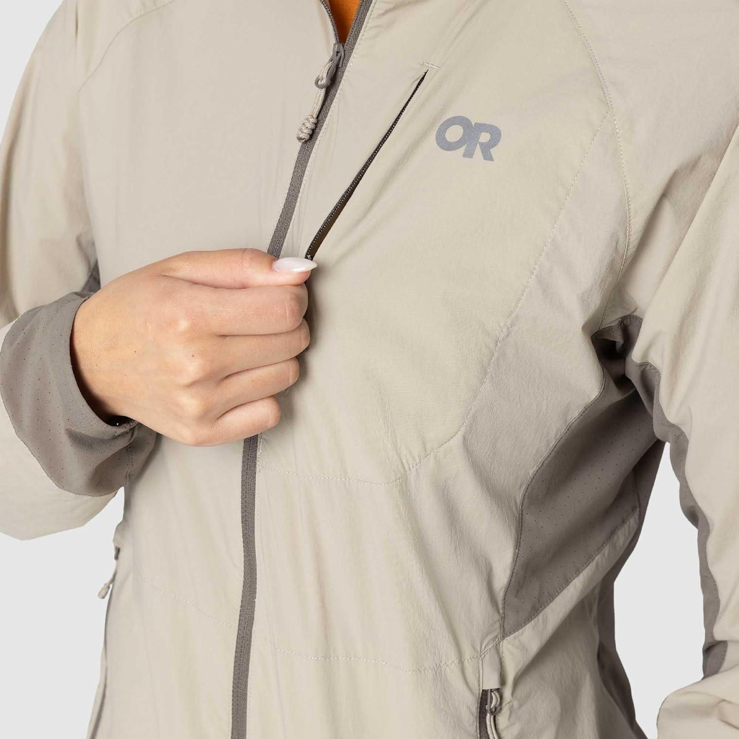imageOutdoor Research Womens Deviator Wind JacketPro KhakiGravel