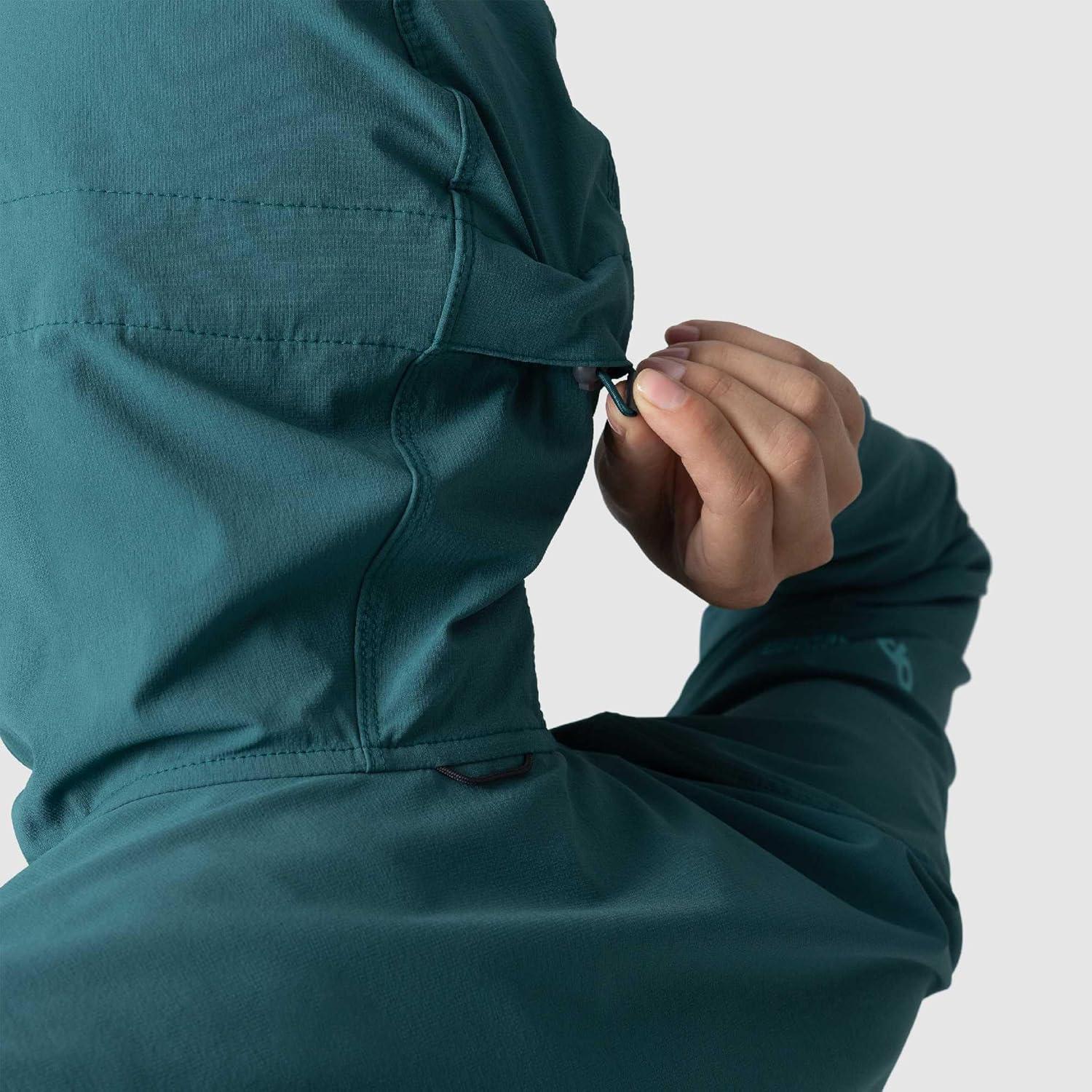 imageOutdoor Research Womens Ferrosi Hoodie Wind amp Water Resistant Zippered Pockets Adjustable Hood Standard FitMallard