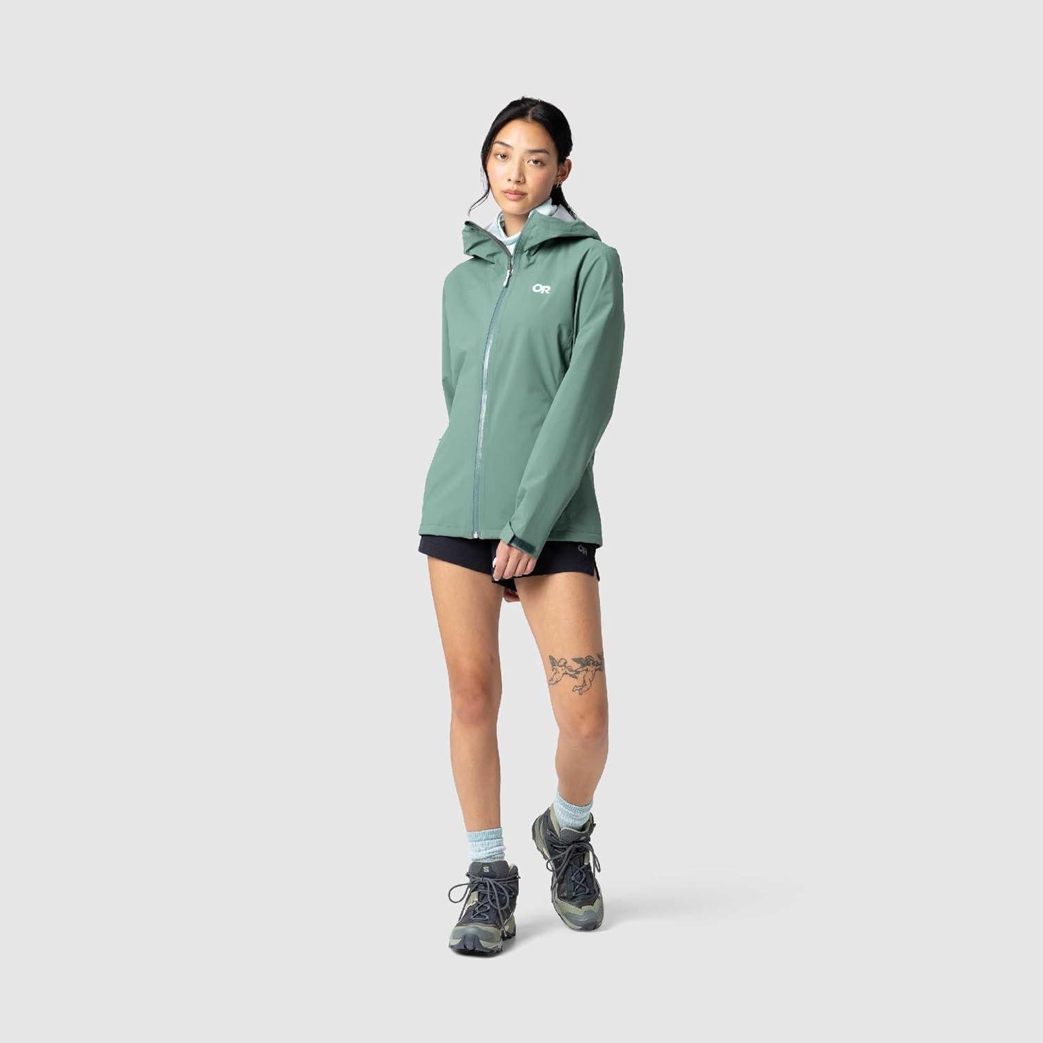 imageOutdoor Research Womens Stratoburst Stretch Rain JacketMalachite