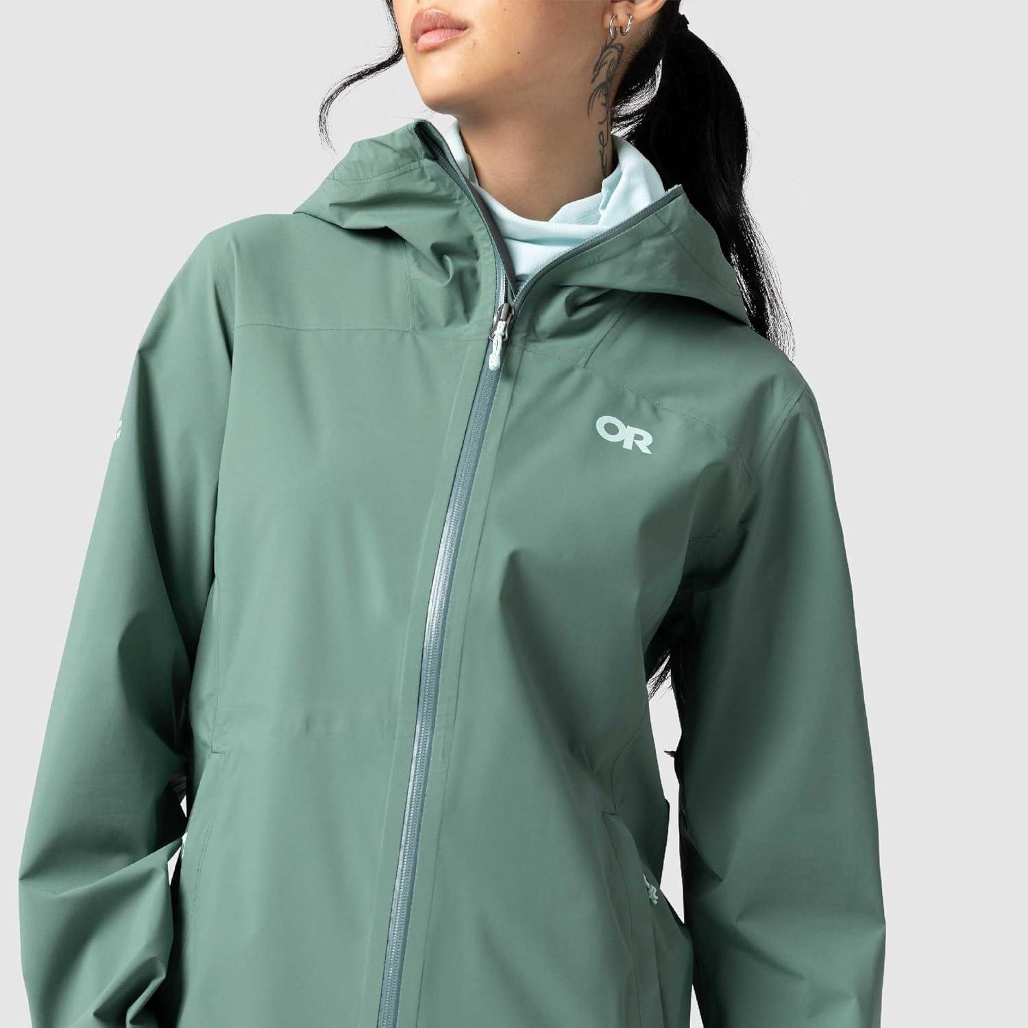 imageOutdoor Research Womens Stratoburst Stretch Rain JacketMalachite