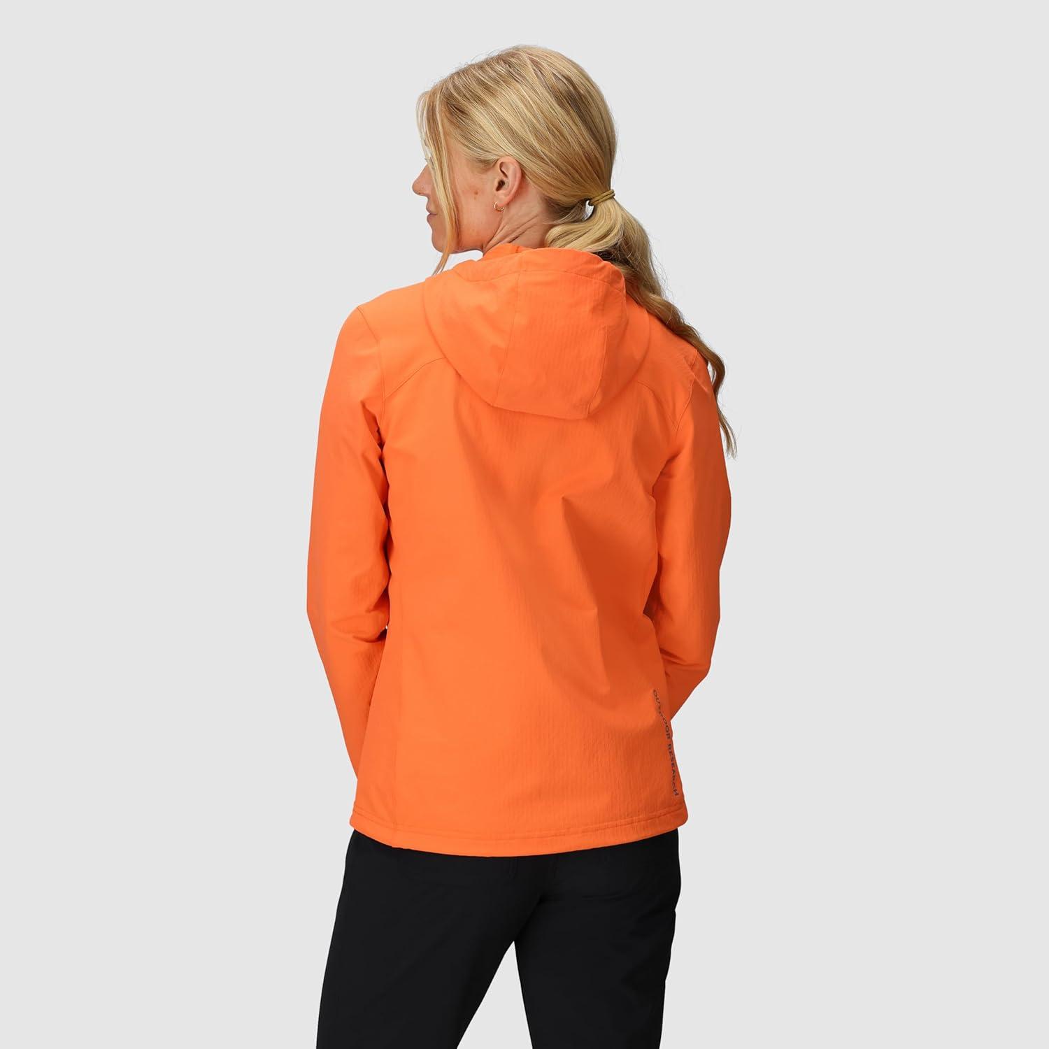 imageOutdoor Research Womens Ultima Softshell Hoodie Wind Water amp Abrasion Resistant Brushed Inner UPF 50 Standard FitZest