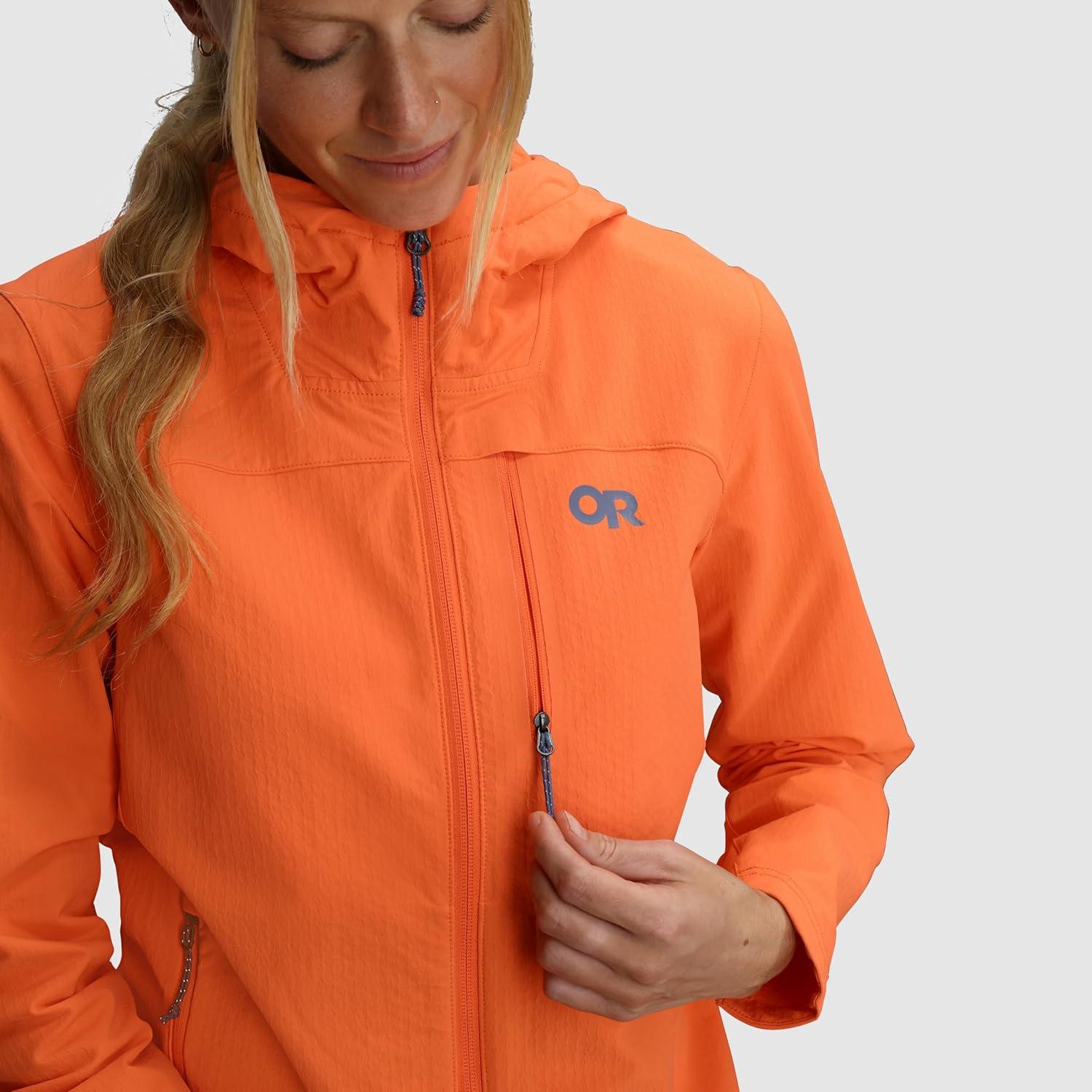 imageOutdoor Research Womens Ultima Softshell Hoodie Wind Water amp Abrasion Resistant Brushed Inner UPF 50 Standard FitZest