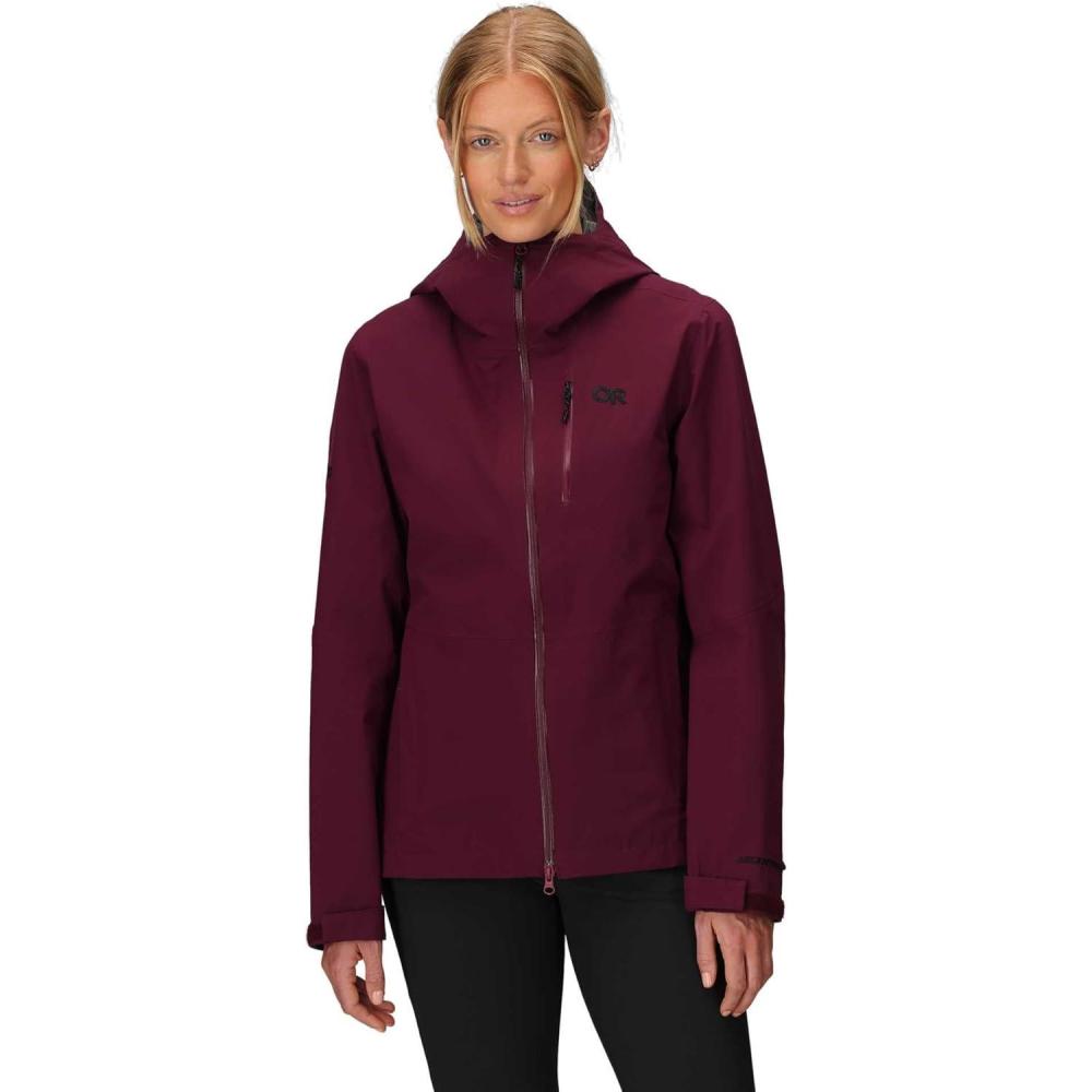 imageOutdoor Research Womens Aspire 3L Plus Size Jacket  Waterproof Windproof Hooded Long Sleeve Standard FitWinterberry