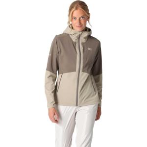 Outdoor Research Women’s Ferrosi Hoodie | Wind & Water Resistant, Zippered Pockets, Adjustable Hood, Standard Fit(Pro Khaki/Gravel)