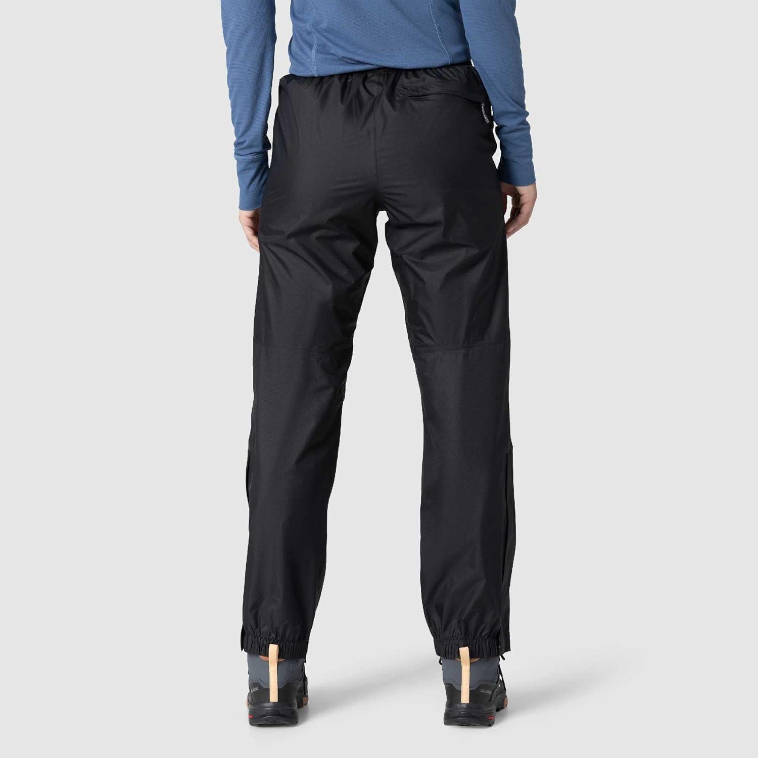 imageOutdoor Research Womens Helium UL Pant Waterproof amp Windproof Lightweight Breathable Pants Fully Seam Sealed Zip AnklesBlack