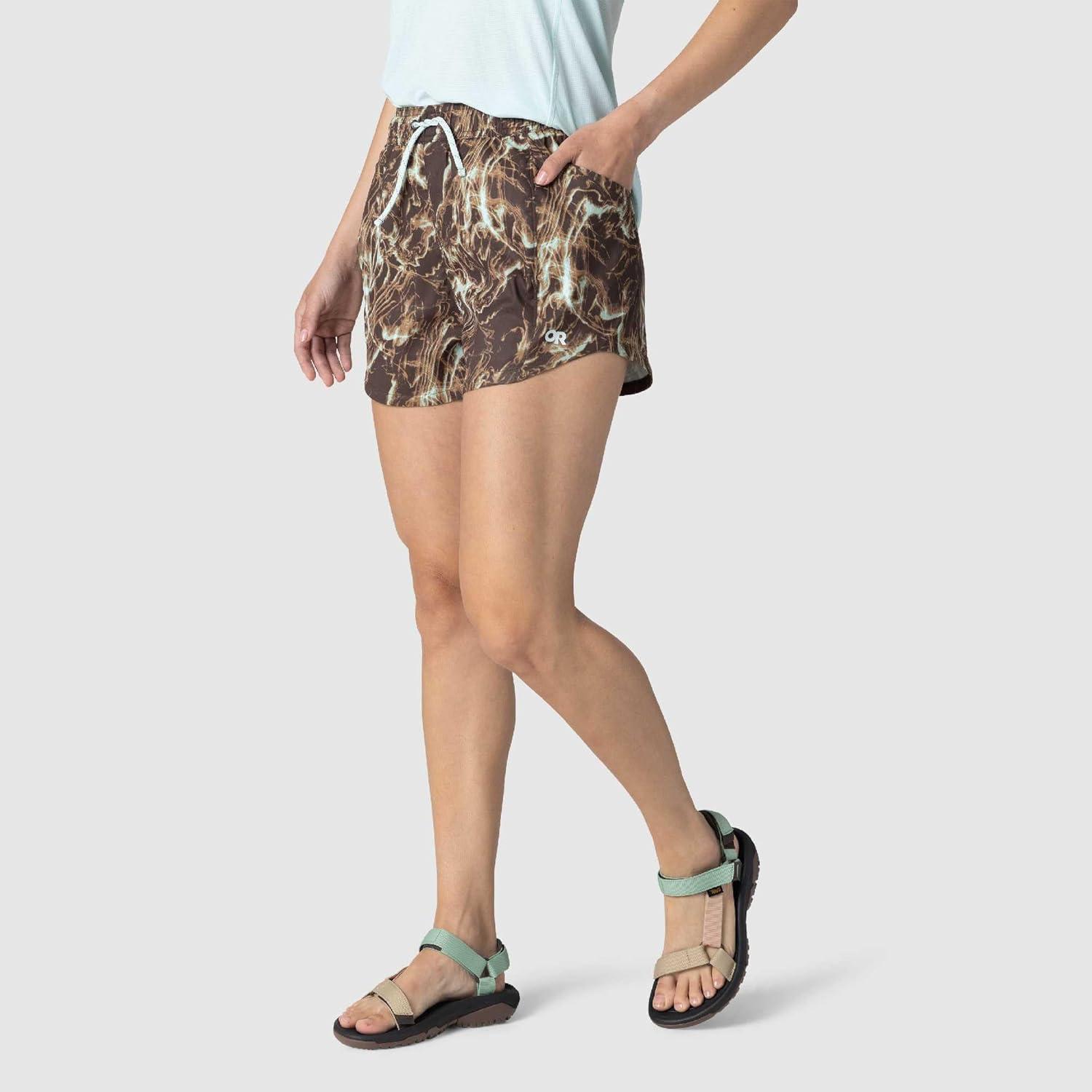 imageOutdoor Research Womens Odyssey Multi ShortChestnut Alcove Print