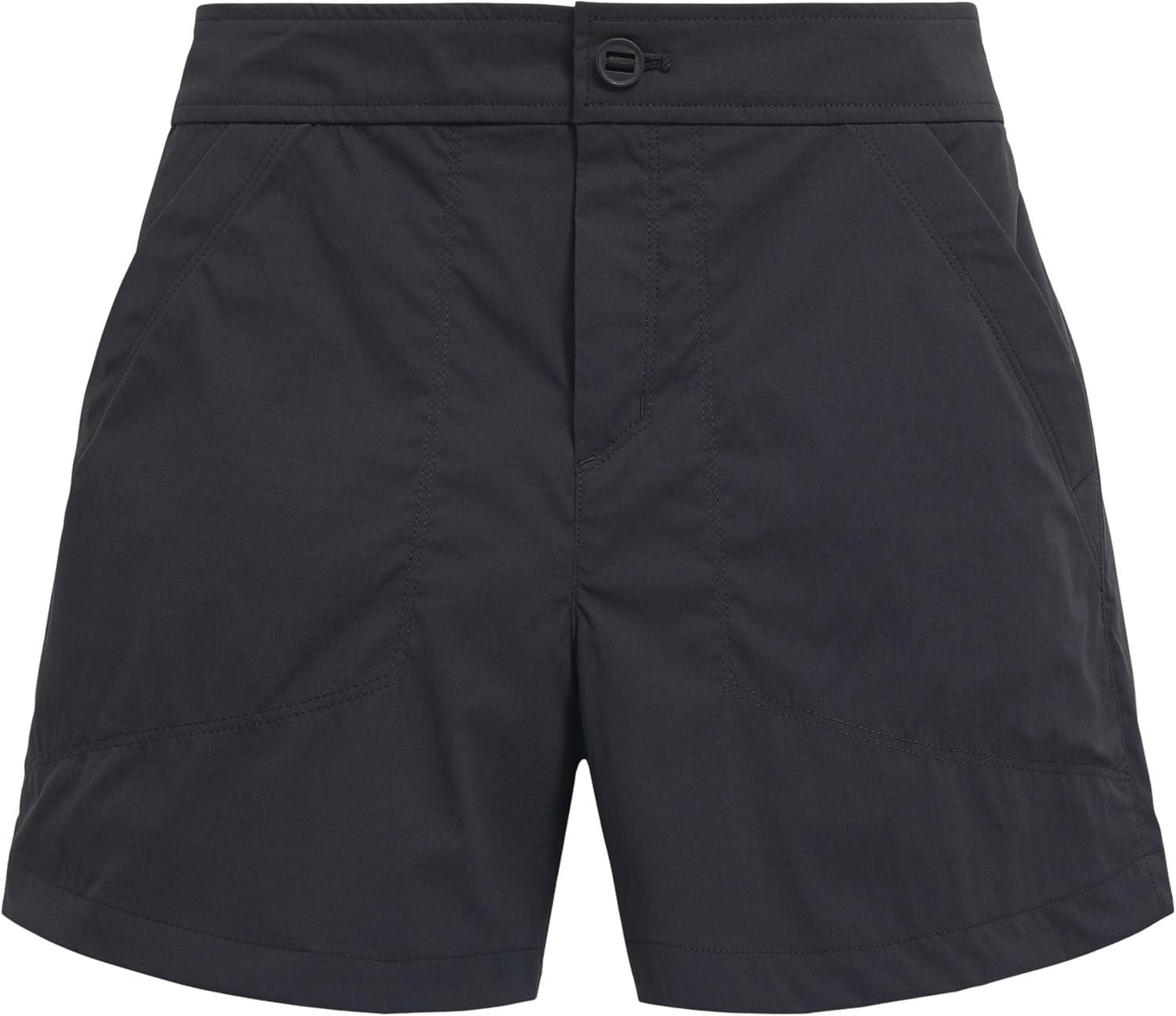 imageOutdoor Research Womens Timberline Short Moisture Wicking Stretchy UPF 50 Athletic Hiking Shorts Quick Dry Zip PocketBlack