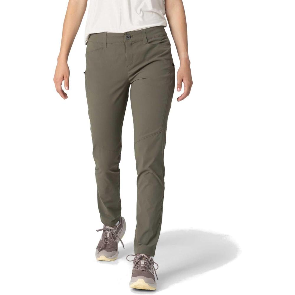 imageOutdoor Research Womens Timberline Pant Water amp Wind Resistant Stretchy UPF 50 Athletic Hiking Pants Zip Thigh PocketsRanger Green