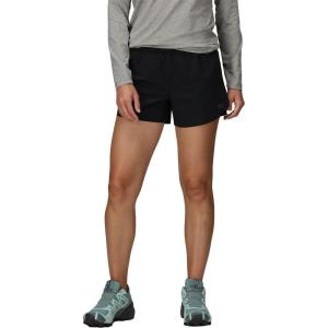 Outdoor Research Women’s Swift Lite Shorts – 4″ Inseam | Water Resistant, Movement Mirroring Stretch, UPF 30+, Standard Fit(Black)