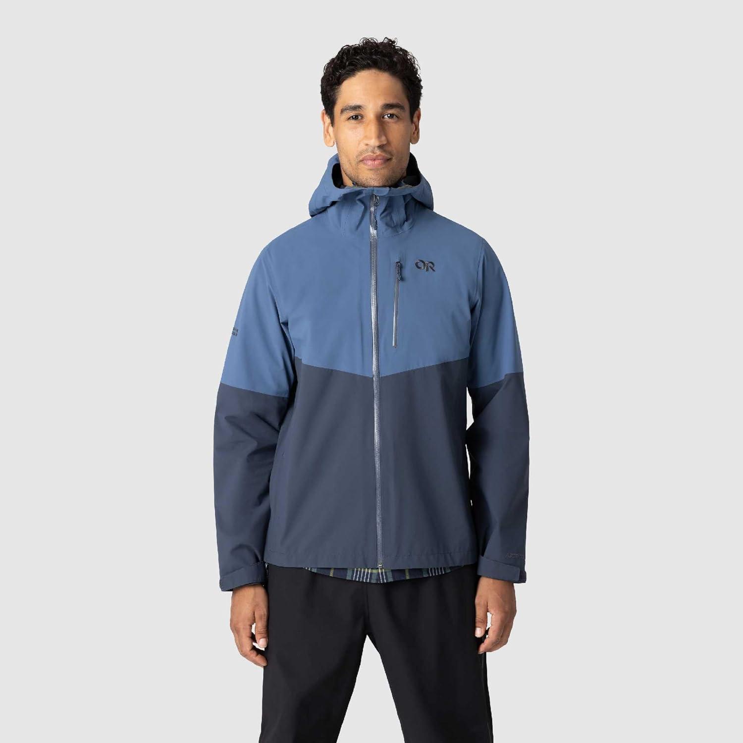 imageOutdoor Research Mens Foray 3L Jacket Waterproof Windproof Hooded Long Sleeve Standard FitSkylineAtlantic