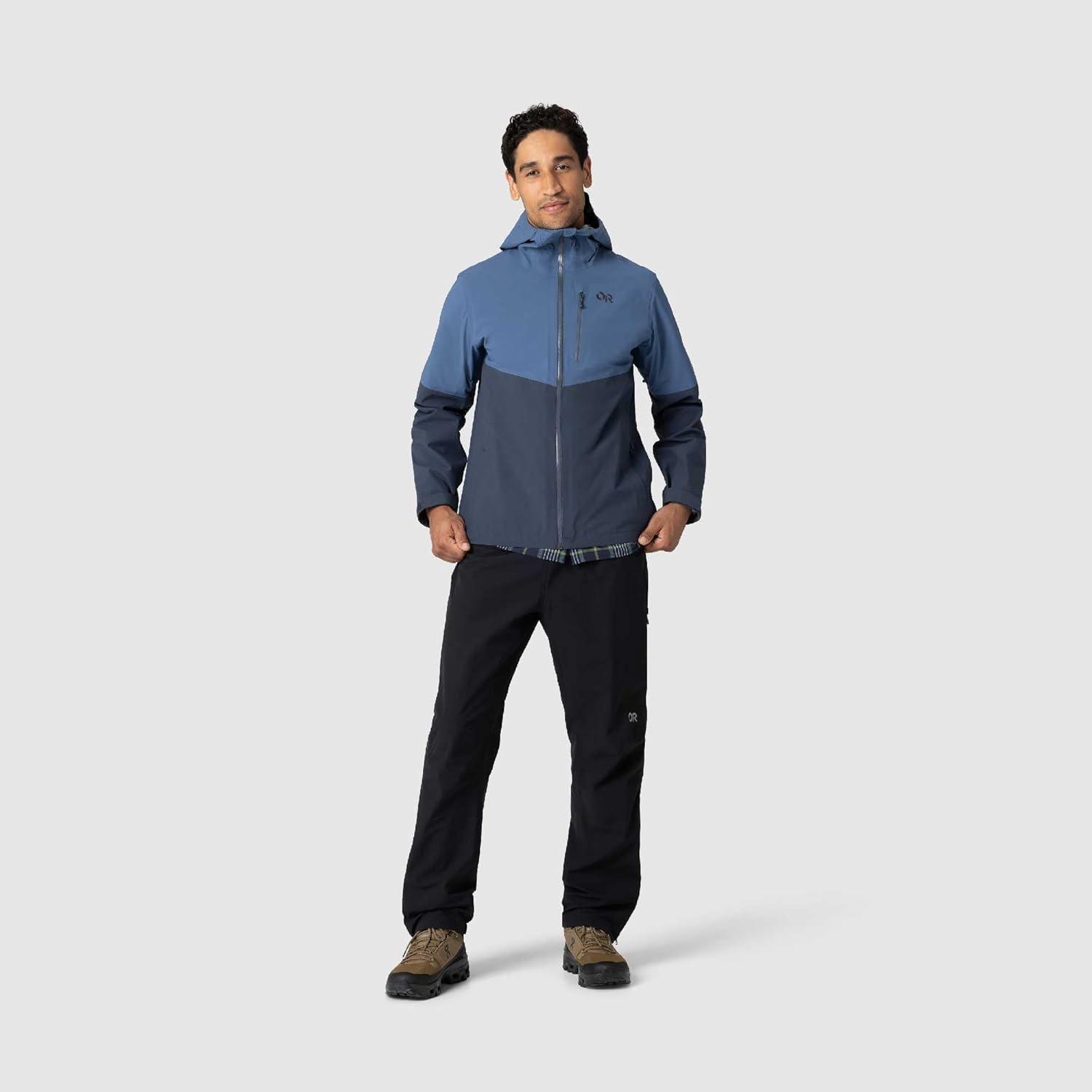 imageOutdoor Research Mens Foray 3L Jacket Waterproof Windproof Hooded Long Sleeve Standard FitSkylineAtlantic