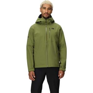 Outdoor Research Men’s Foray 3L Jacket | Waterproof, Windproof, Hooded, Long Sleeve, Standard Fit(Willow)