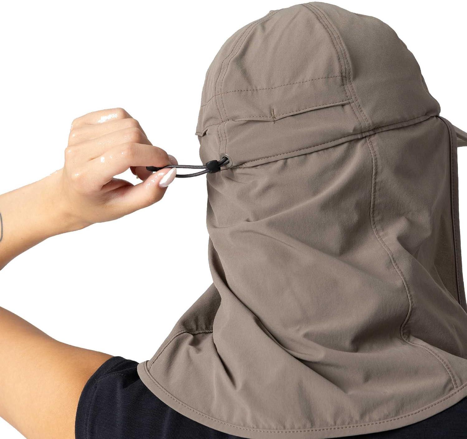 imageOutdoor Research Astroman Sun Cape Cap Lightweight Neck Flap Hiking amp Running Hat UPF 30 Protection Ball Cap Men amp WomenGravel