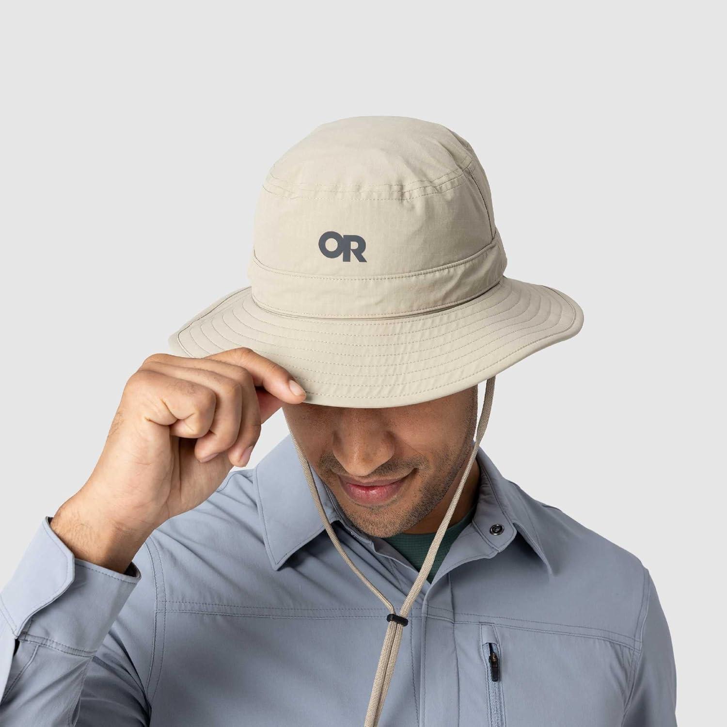 imageOutdoor Research Helios Bug Hat UPF 50 Netted Boonie Sun Hat for Hiking amp Fishing Mesh Net Keeps Mosquitos amp Insects OutPro Khaki