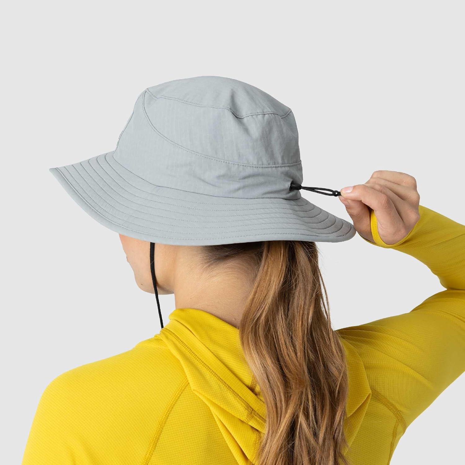imageOutdoor Research Helios Sun Hat UPF 50 Protection Classic Boonie Style Lightweight UV Sun Shade Hat for Men amp WomenLight Pewter
