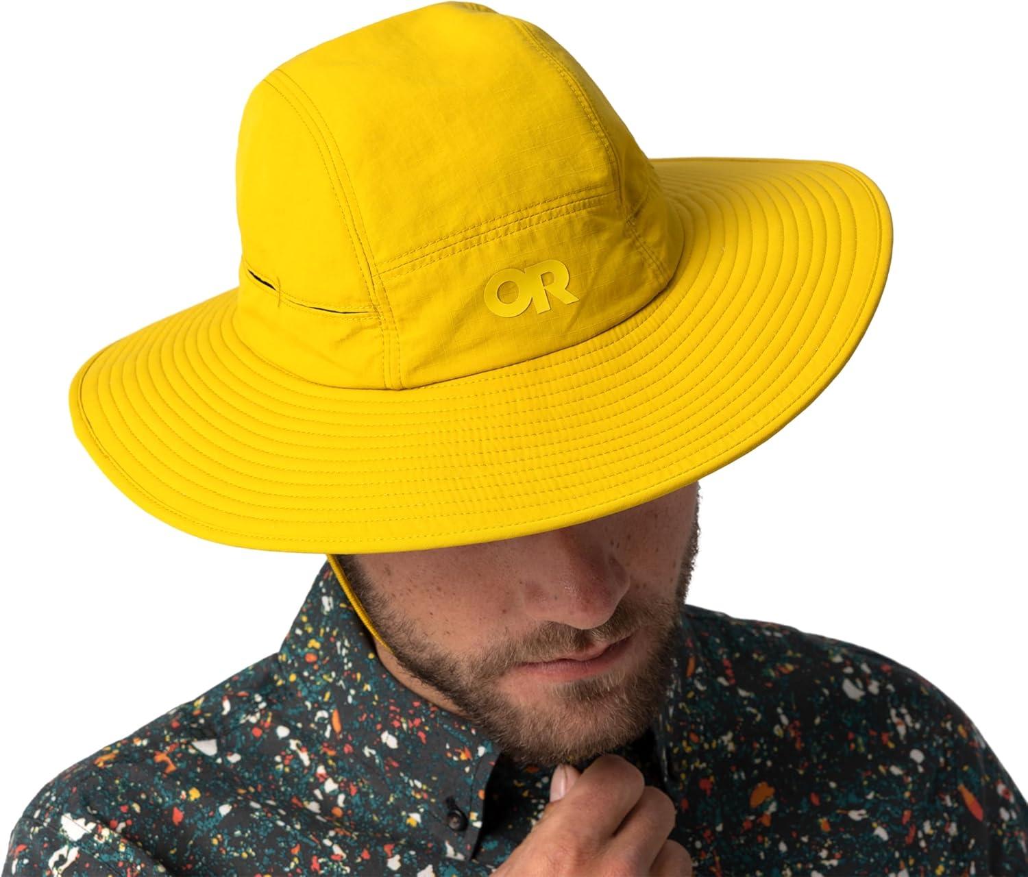 imageOutdoor Research Sunbriolet Sun Hat UPF 50 Breathable amp MoistureWicking Safari Hiking Hat for Men amp Women SPF HeadwearAmber