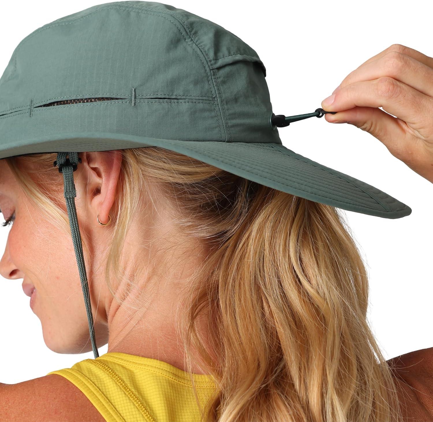 imageOutdoor Research Sunbriolet Sun Hat UPF 50 Breathable amp MoistureWicking Safari Hiking Hat for Men amp Women SPF HeadwearMalachite