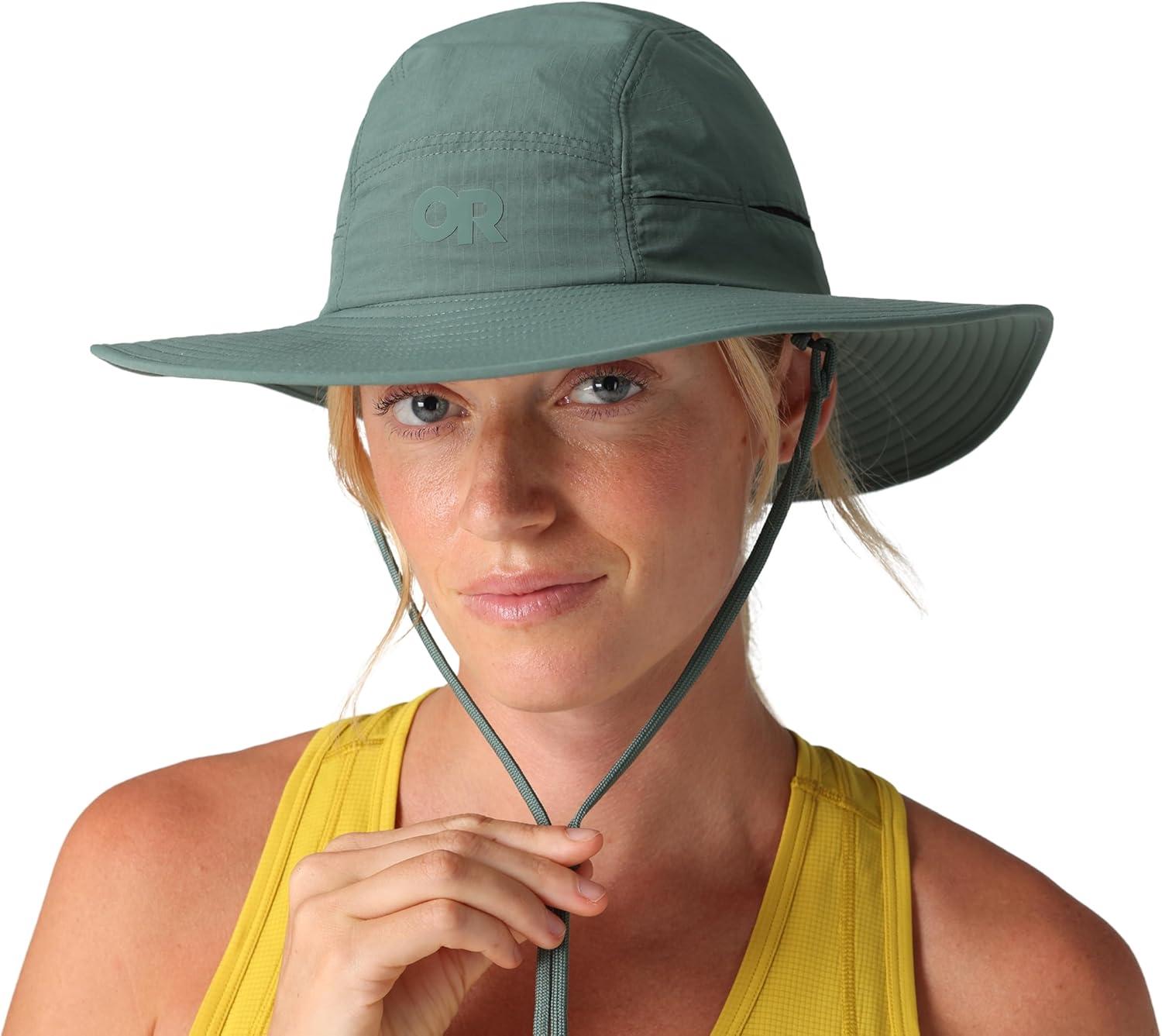 imageOutdoor Research Sunbriolet Sun Hat UPF 50 Breathable amp MoistureWicking Safari Hiking Hat for Men amp Women SPF HeadwearMalachite