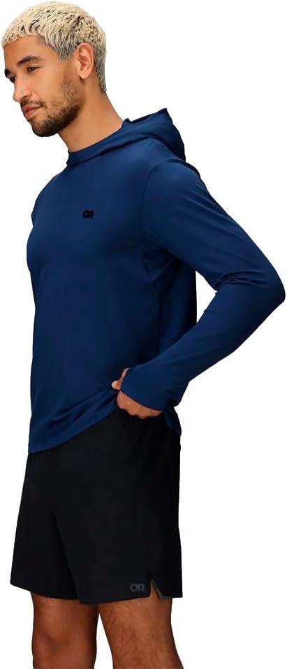 imageOutdoor Research Mens ActiveIce Spectrum Sun Hoodie Self Cooling Quick Dry 3 Panel Hood UPF 50 Standard FitCenote