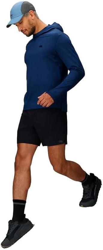 imageOutdoor Research Mens ActiveIce Spectrum Sun Hoodie Self Cooling Quick Dry 3 Panel Hood UPF 50 Standard FitCenote