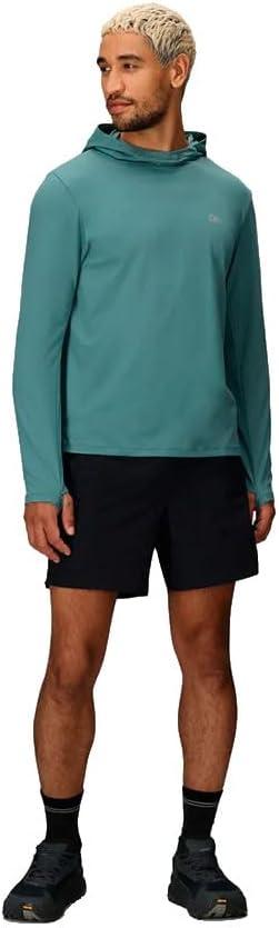 imageOutdoor Research Mens ActiveIce Spectrum Sun Hoodie Self Cooling Quick Dry 3 Panel Hood UPF 50 Standard FitNeptune