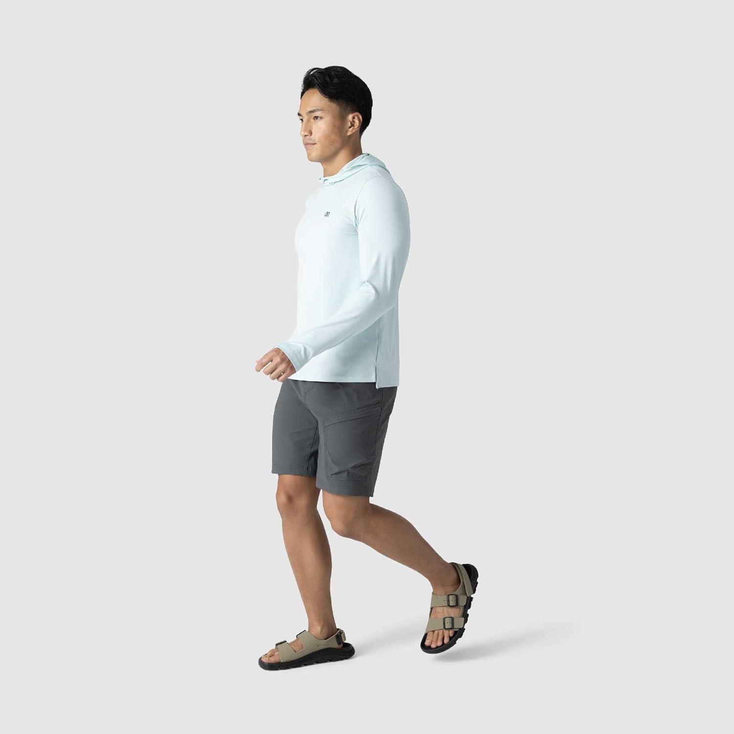 imageOutdoor Research Mens ActiveIce Spectrum Sun Hoodie Self Cooling Quick Dry 3 Panel Hood UPF 50 Standard FitTidal