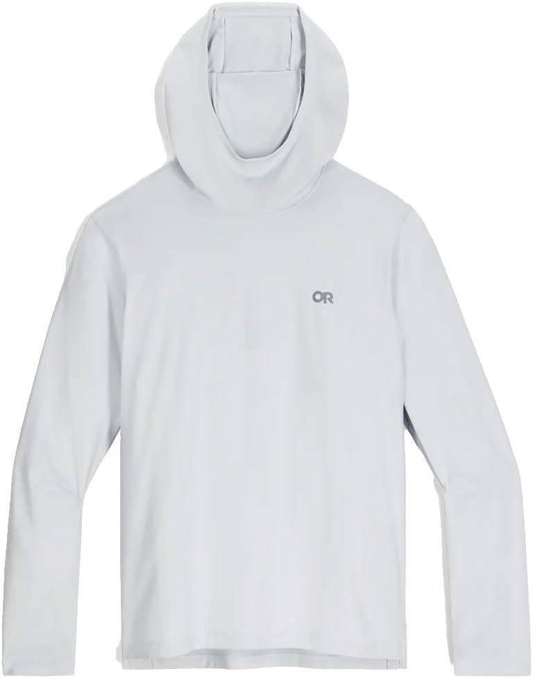 imageOutdoor Research Mens ActiveIce Spectrum Sun Hoodie Self Cooling Quick Dry 3 Panel Hood UPF 50 Standard FitTitanium