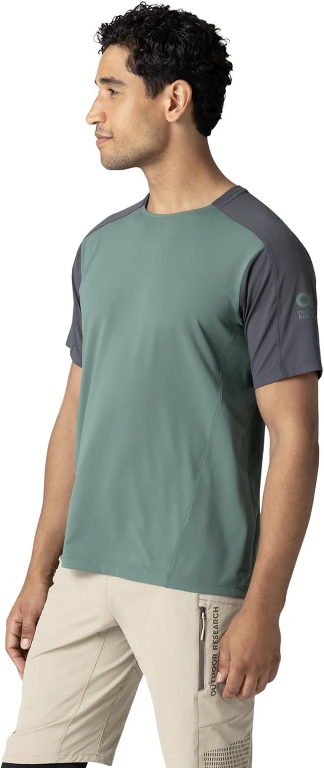 imageOutdoor Research Mens Freewheel MTB Short Sleeve JerseyStormMalachite