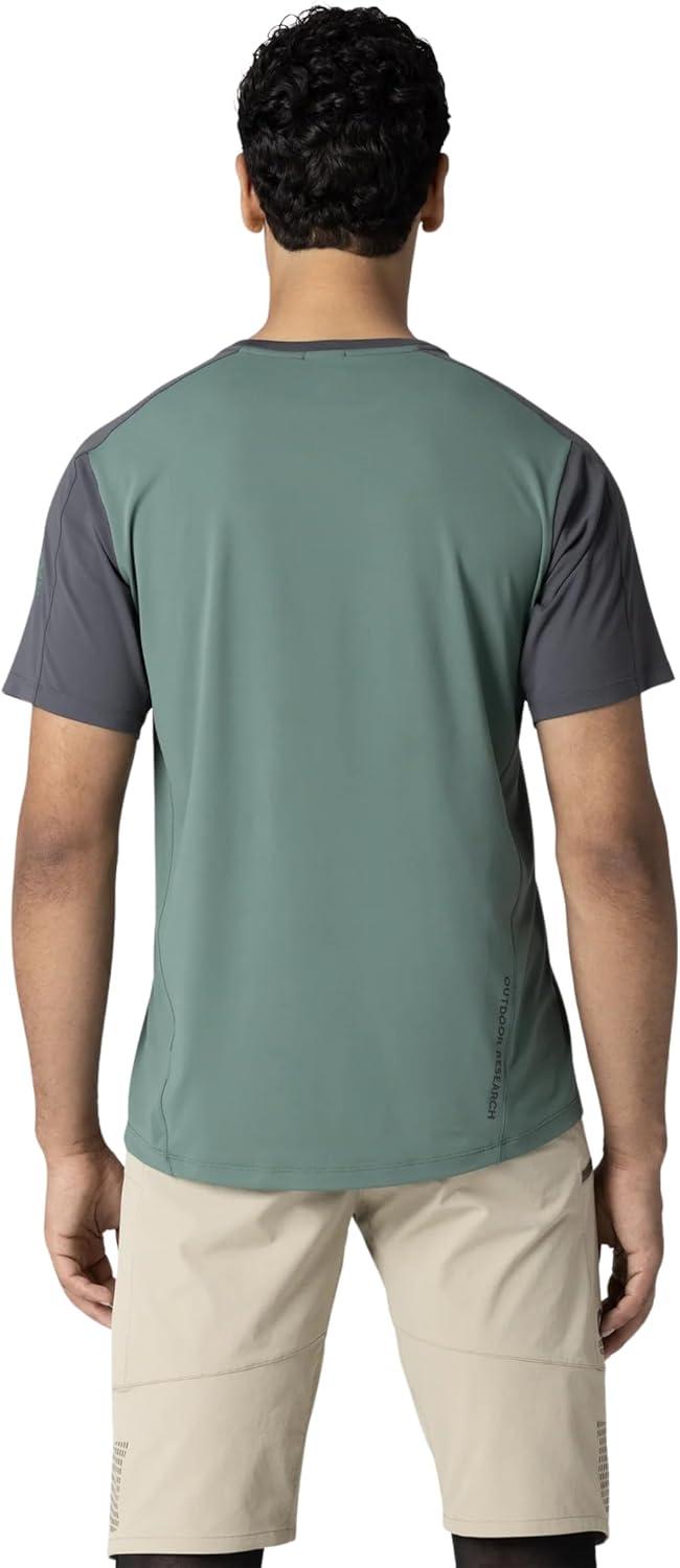 imageOutdoor Research Mens Freewheel MTB Short Sleeve JerseyStormMalachite