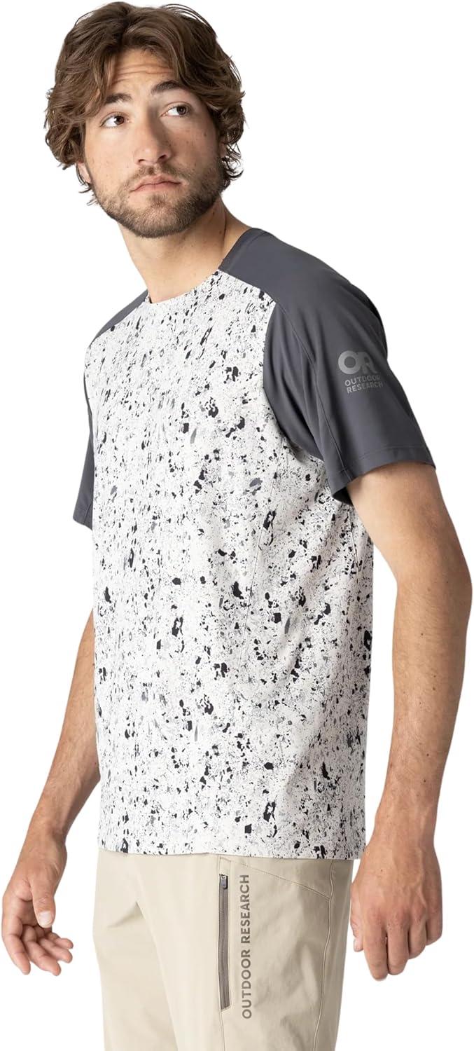 imageOutdoor Research Mens Freewheel MTB Short Sleeve JerseyStormOyster Creekside Print