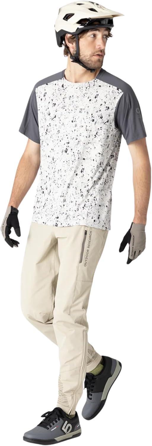 imageOutdoor Research Mens Freewheel MTB Short Sleeve JerseyStormOyster Creekside Print