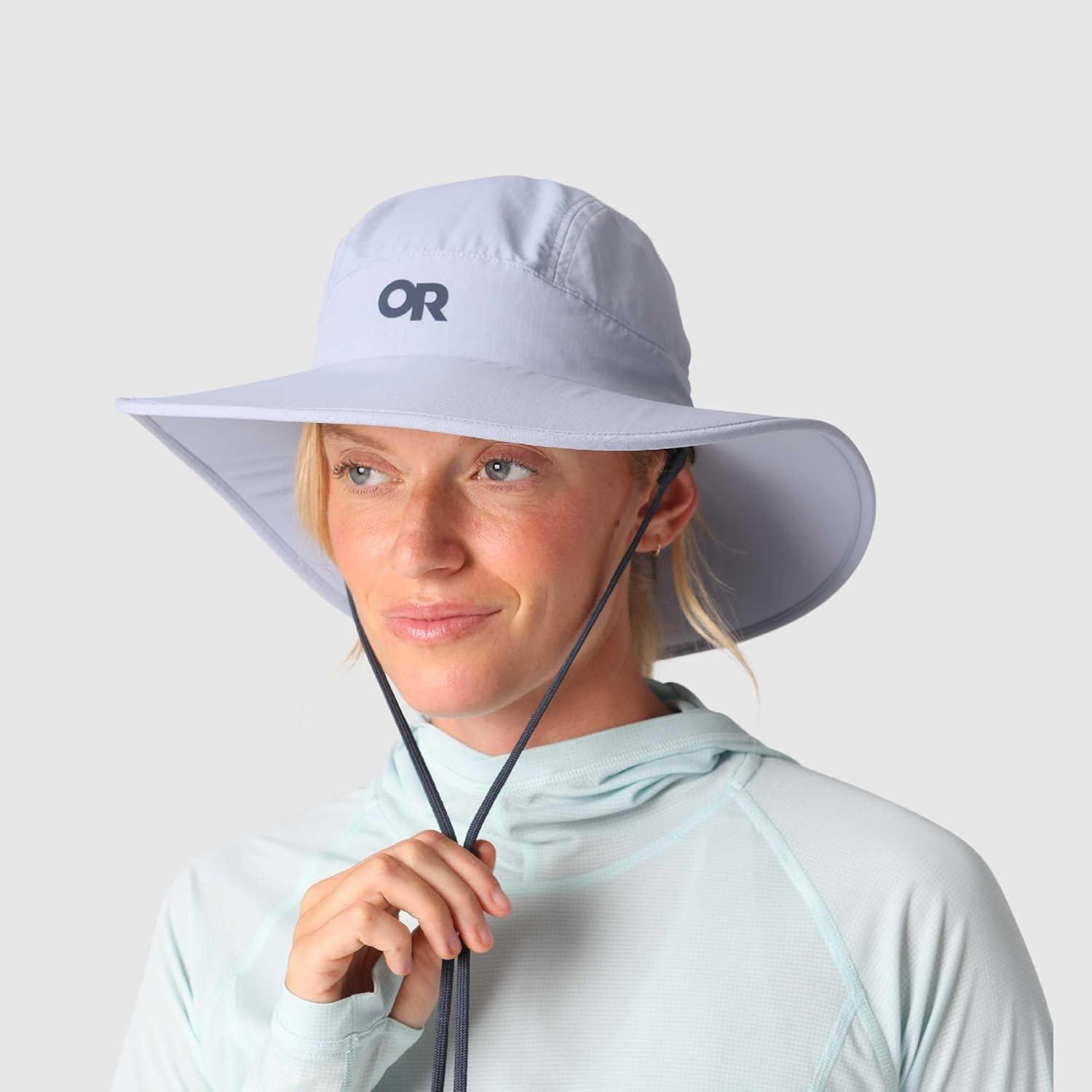 imageOutdoor Research Womens Oasis Sun Hat Wide Brim Lightweight UPF 50 Sun Protection Hat for Hiking amp Golf Chin StrapFjord