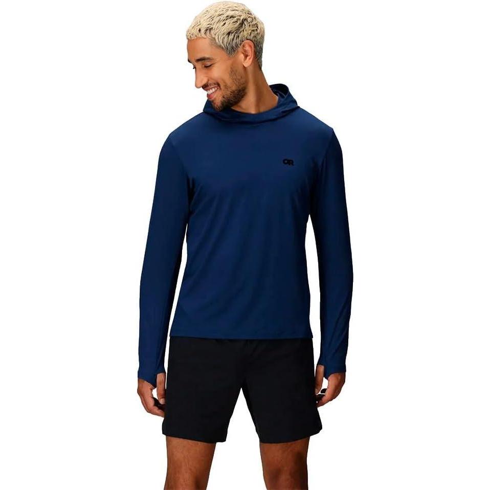 imageOutdoor Research Mens ActiveIce Spectrum Sun Hoodie Self Cooling Quick Dry 3 Panel Hood UPF 50 Standard FitCenote