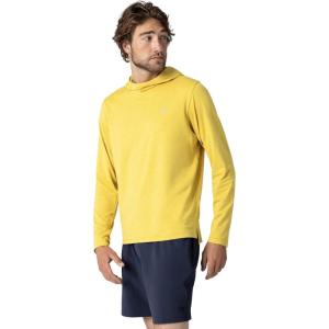 Outdoor Research Men’s ActiveIce Spectrum Sun Hoodie | Self Cooling, Quick Dry, 3 Panel Hood, UPF 50+, Standard Fit(Amber Heather)