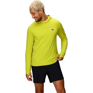Outdoor Research Men’s ActiveIce Spectrum Sun Hoodie | Self Cooling, Quick Dry, 3 Panel Hood, UPF 50+, Standard Fit(Viper)