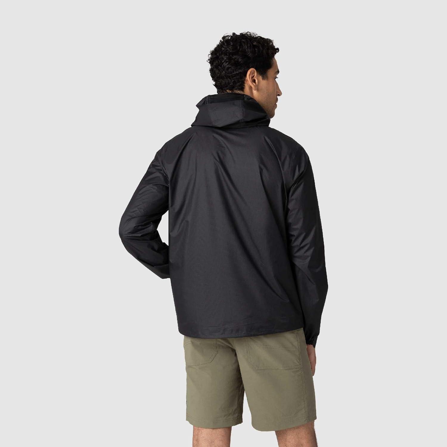 imageOutdoor Research Mens Helium UL Jacket Lightweight Waterproof Rain Jacket Breathable Windproof Fully Seam TapedBlack
