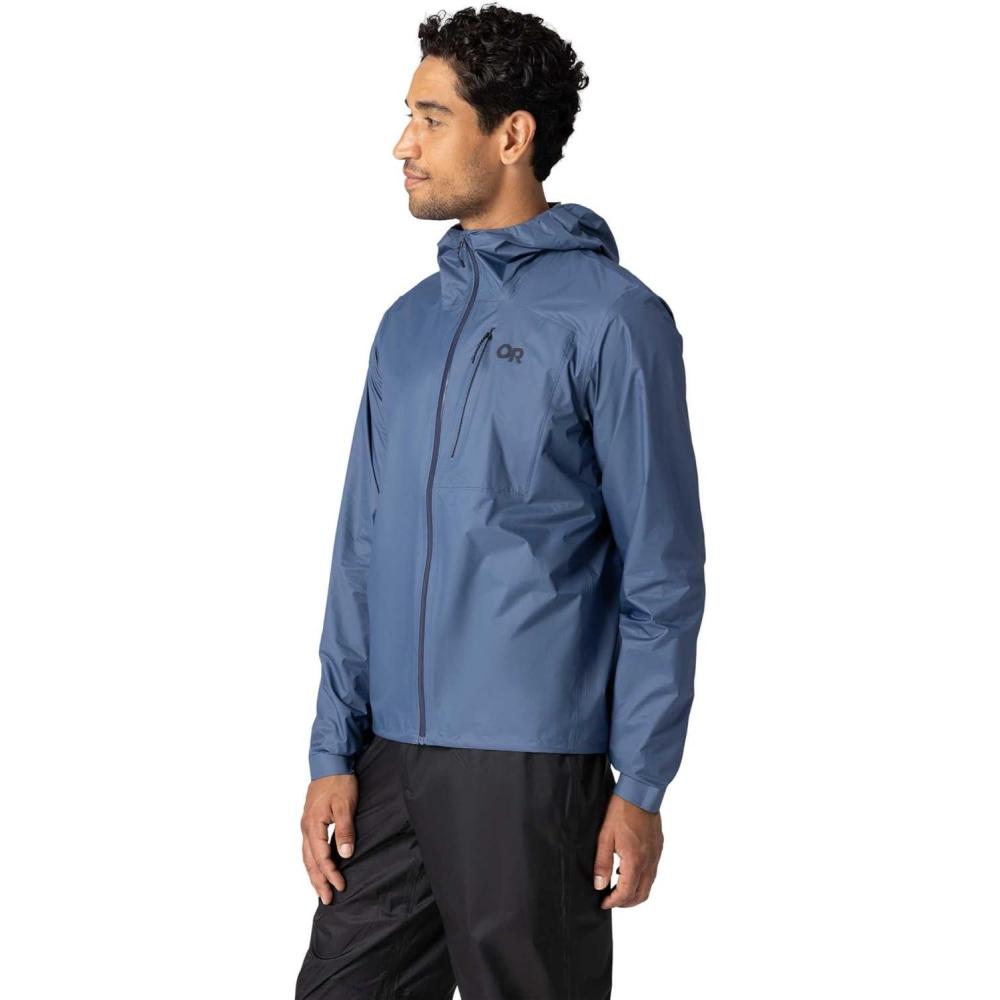 imageOutdoor Research Mens Helium UL Jacket Lightweight Waterproof Rain Jacket Breathable Windproof Fully Seam TapedSkyline