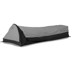 Outdoor Research Alpine XT Bivy | Waterproof Backpacking Single Person Trekking Pole Tent, Extra Headspace, No-See-Um Screen(Pewter)