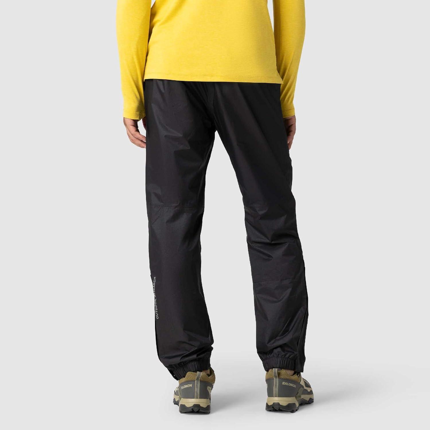 imageOutdoor Research Mens Helium UL Pant Waterproof amp Windproof Lightweight Breathable Pants Fully Seam Sealed Zip AnklesBlack