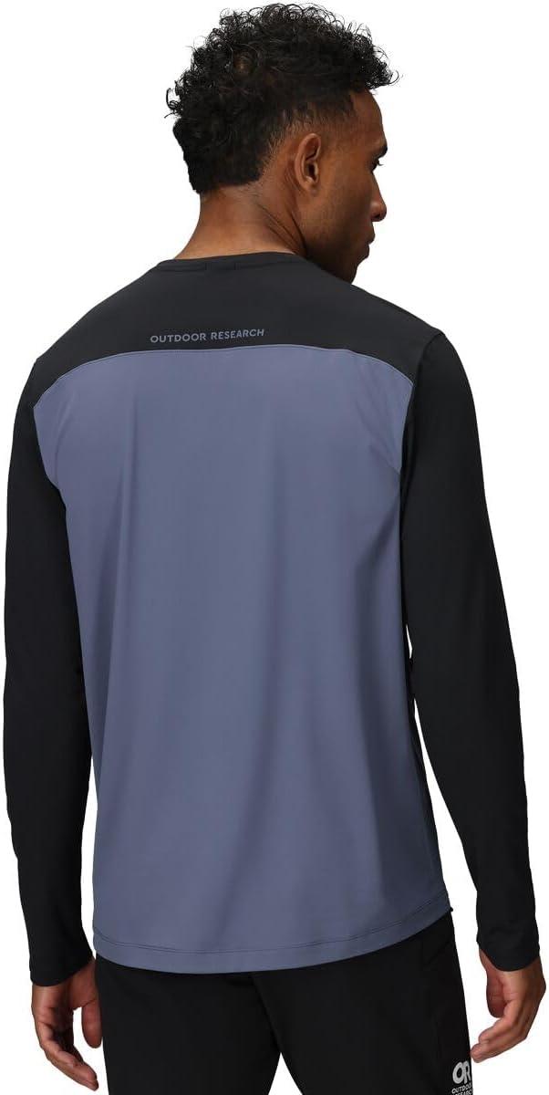 imageOutdoor Research Mens Freewheel MTB Mountain Bike Long Sleeve JerseyBlackSummit