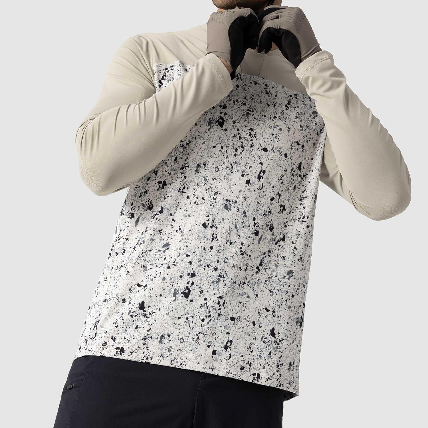 imageOutdoor Research Mens Freewheel MTB Mountain Bike Long Sleeve JerseyPro KhakiOyster Creekside Print