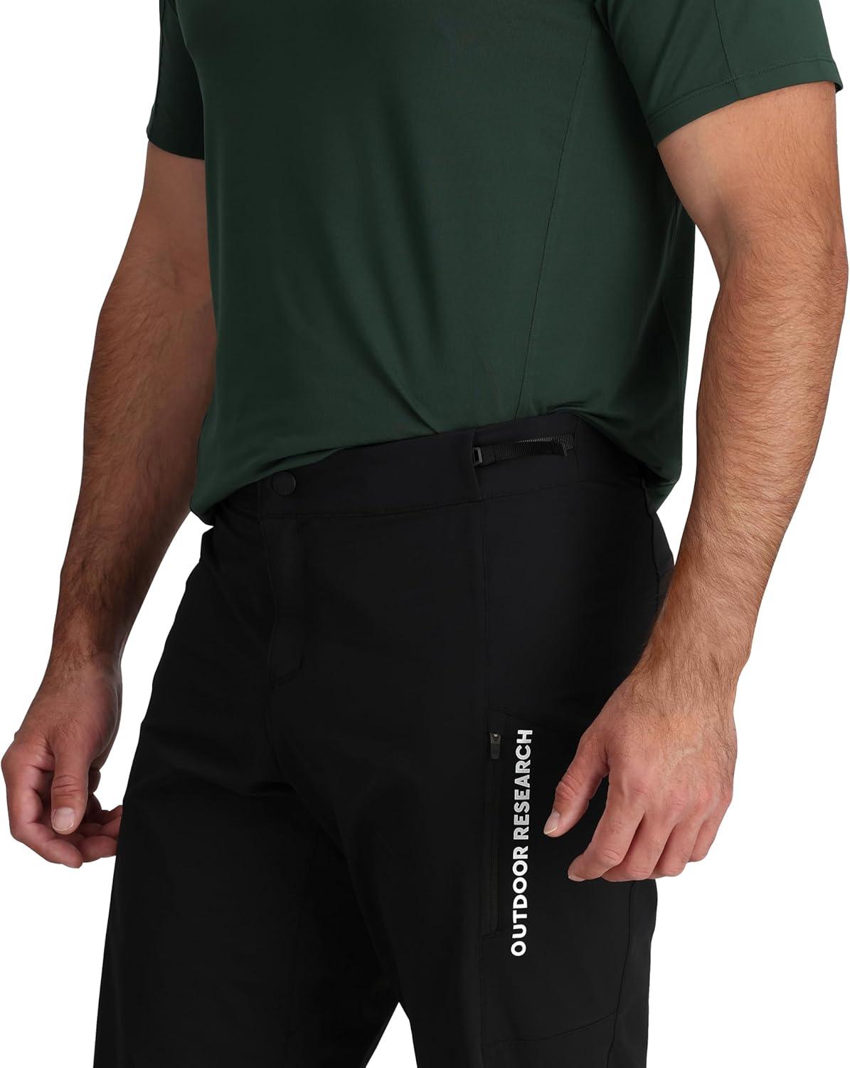 imageOutdoor Research Mens Freewheel Ride Biking Pants Water Wind Abrasion Resistant Quick Drying UPF 50 Trim FitBlack