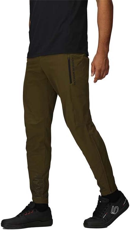 imageOutdoor Research Mens Freewheel Ride Biking Pants Water Wind Abrasion Resistant Quick Drying UPF 50 Trim FitDark Olive