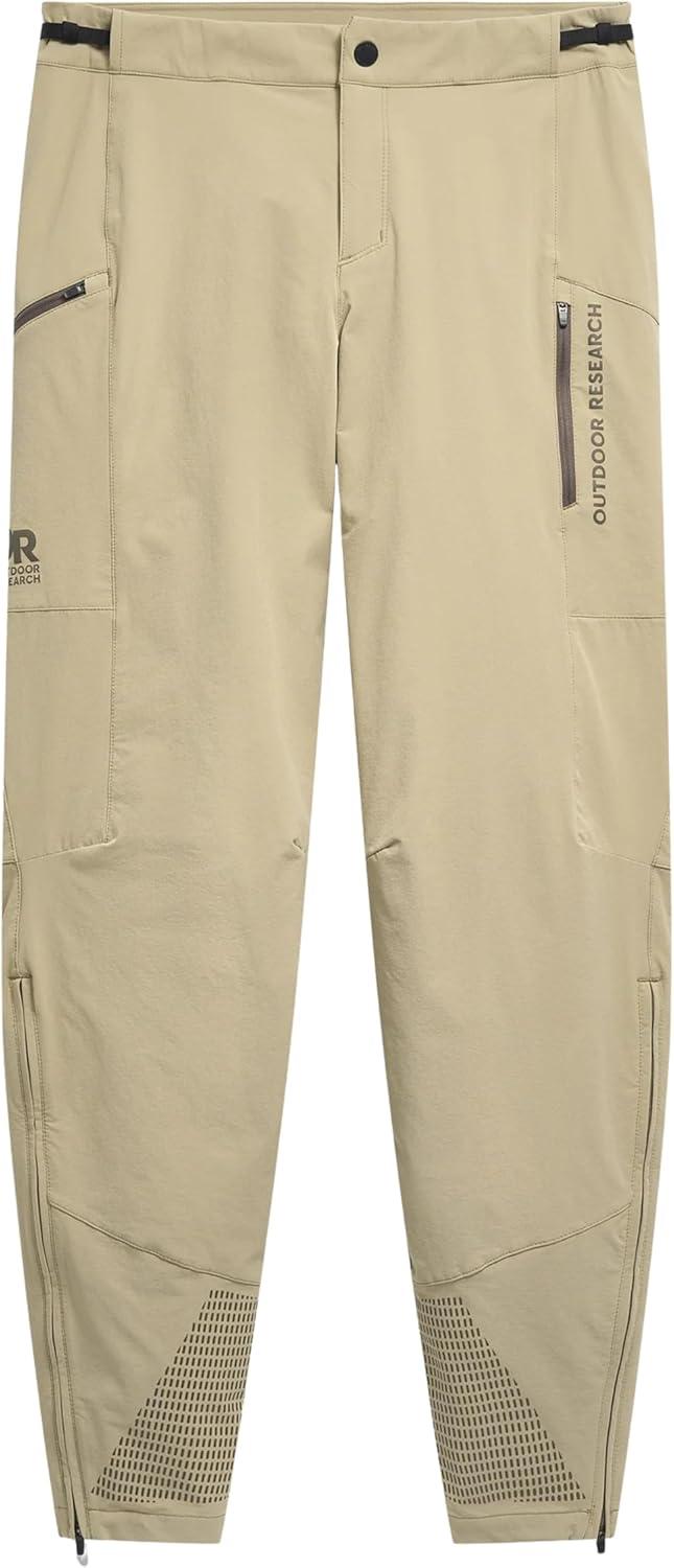 imageOutdoor Research Mens Freewheel Ride Biking Pants Water Wind Abrasion Resistant Quick Drying UPF 50 Trim FitPro Khaki