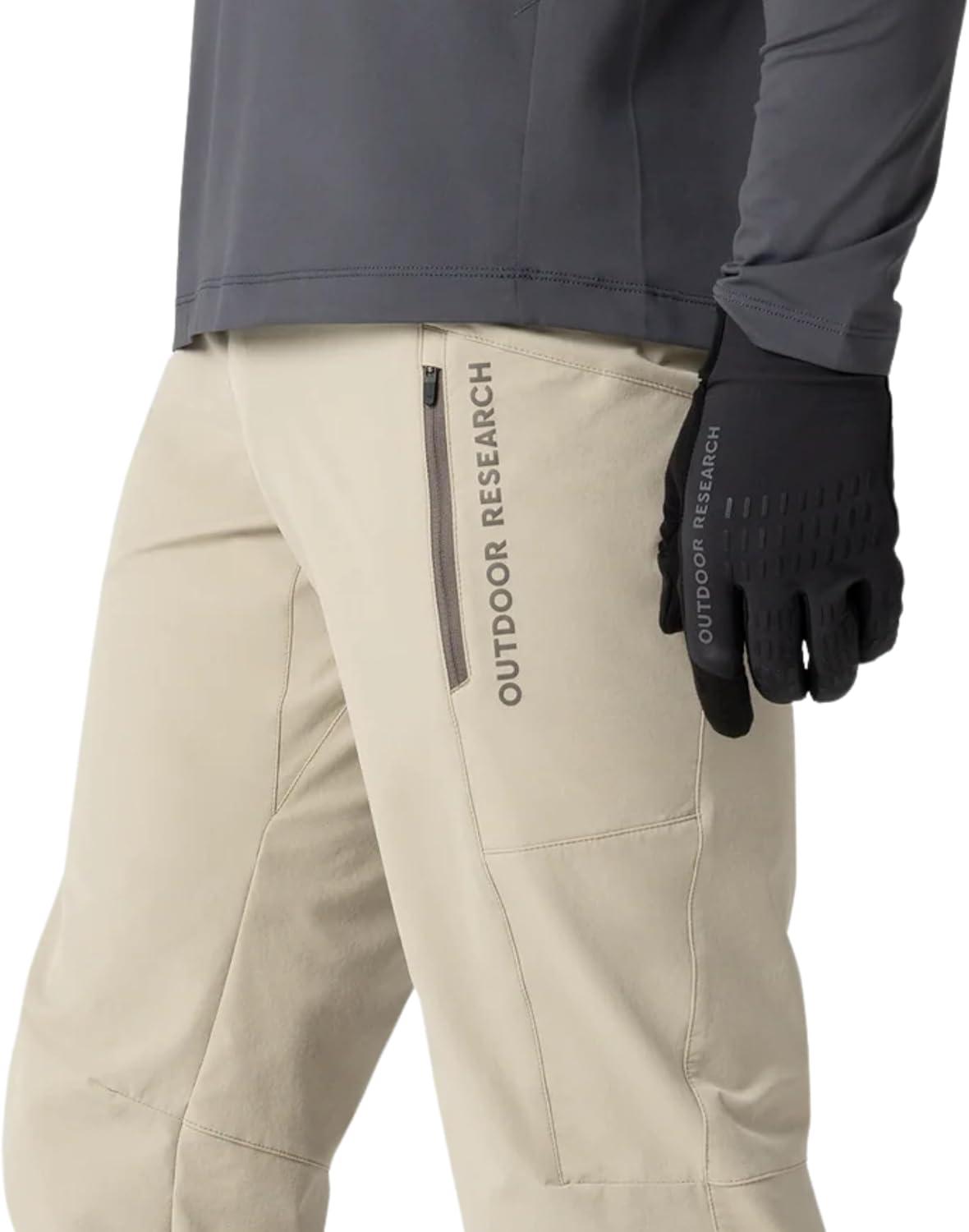 imageOutdoor Research Mens Freewheel Ride Biking Pants Water Wind Abrasion Resistant Quick Drying UPF 50 Trim FitPro Khaki