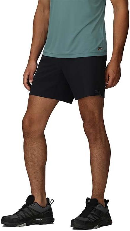 imageOutdoor Research Mens Swift Lite Lined Shorts 7 InseamBlack