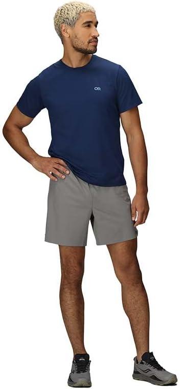 imageOutdoor Research Mens Swift Lite Lined Shorts 7 InseamPewter